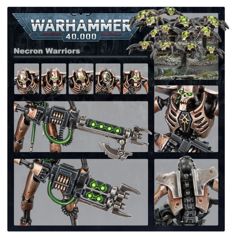 49-06GW Набор Некроны. Воины с Каноптековыми Скарабеями (Necrons. Warriors with Canoptek Scarabs) 49-06GW Набор Некроны. Воины с Каноптековыми Скарабеями (Necrons. Warriors with Canoptek Scarabs)