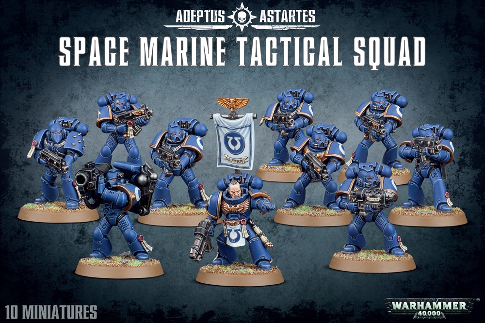 48-07 Набор Космодесант. Тактическое Отделение (Space Marine Tactical Squad) (2021) 48-07 Набор Космодесант. Тактическое Отделение (Space Marine Tactical Squad) (2021)