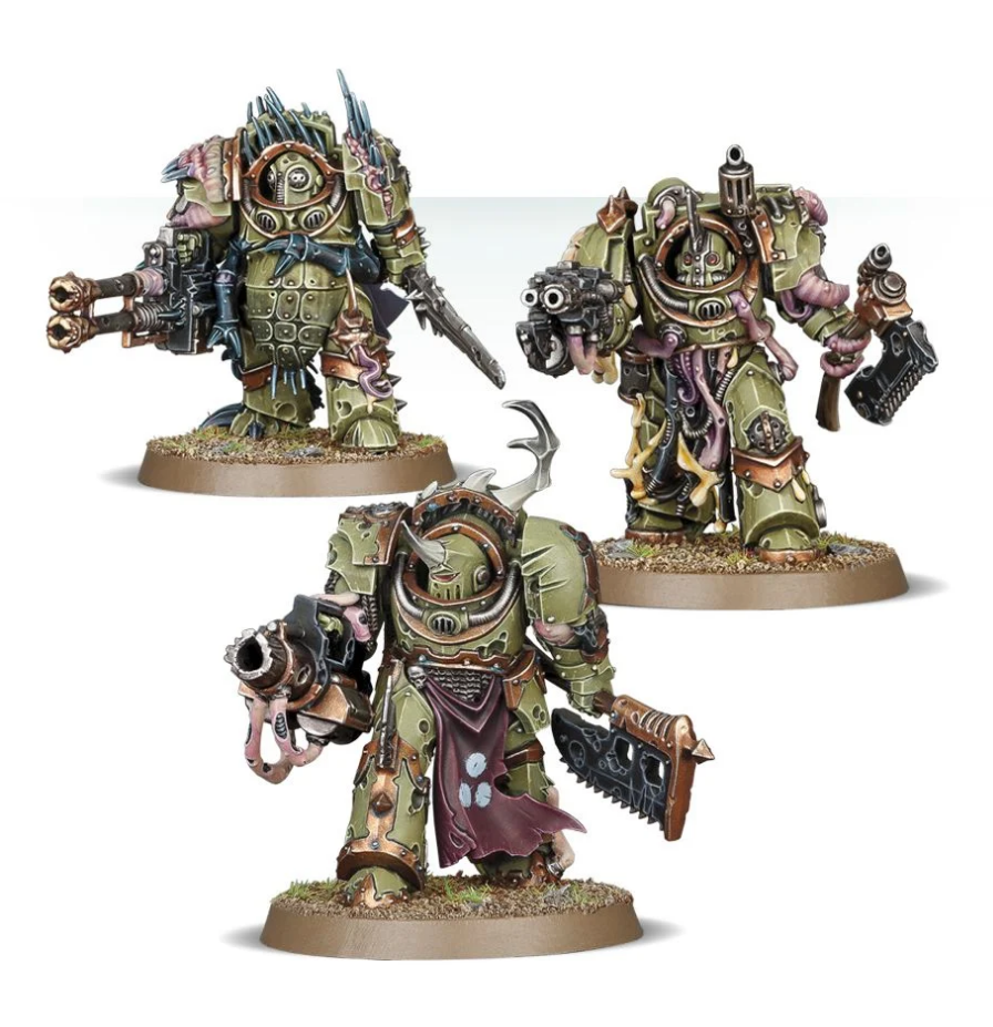 43-51GW Набор Гвардия Смерти. Терминаторы - Владыки Скверны (Death Guard  Blightlord Terminators) Games Workshop