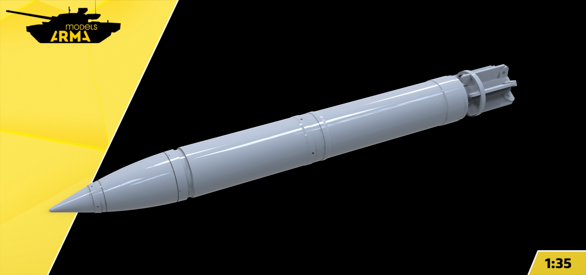 AM36020 Ядерная 240-мм АРМ мина 3Б11 со специальной головной частью РД14 (Не для свободной продажи) Arma Models