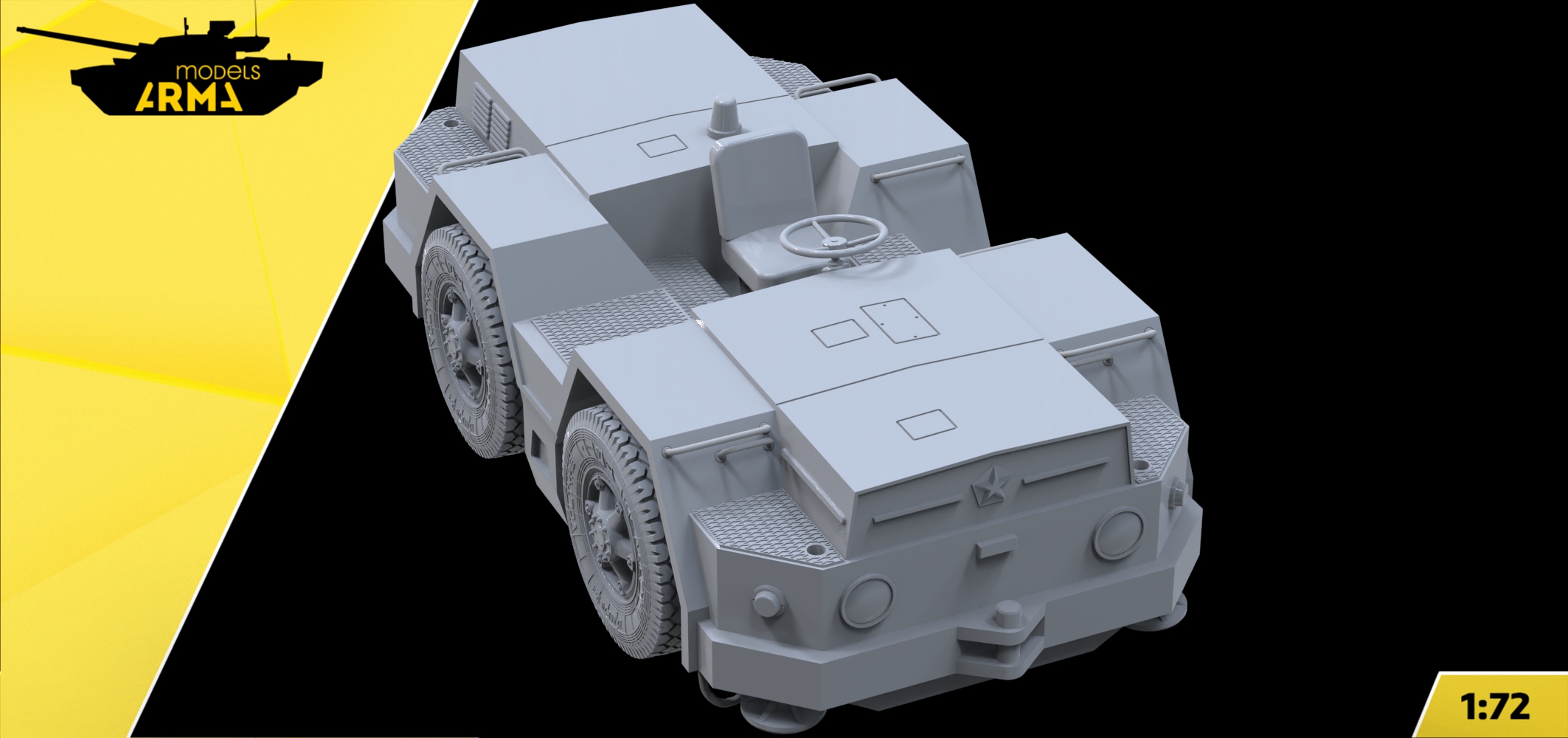 AM72528 Российский палубный тягач (Не для свободной продажи) Arma Models