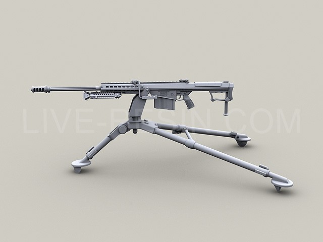 LRE35138 Крупнокалиберная снайперская винтовка Barrett M82A1/107A1 .50 калибр на треноге M3, ,9.4000 LRE35138 Крупнокалиберная снайперская винтовка Barrett M82A1/107A1 .50 калибр на треноге M3, ,9.4000