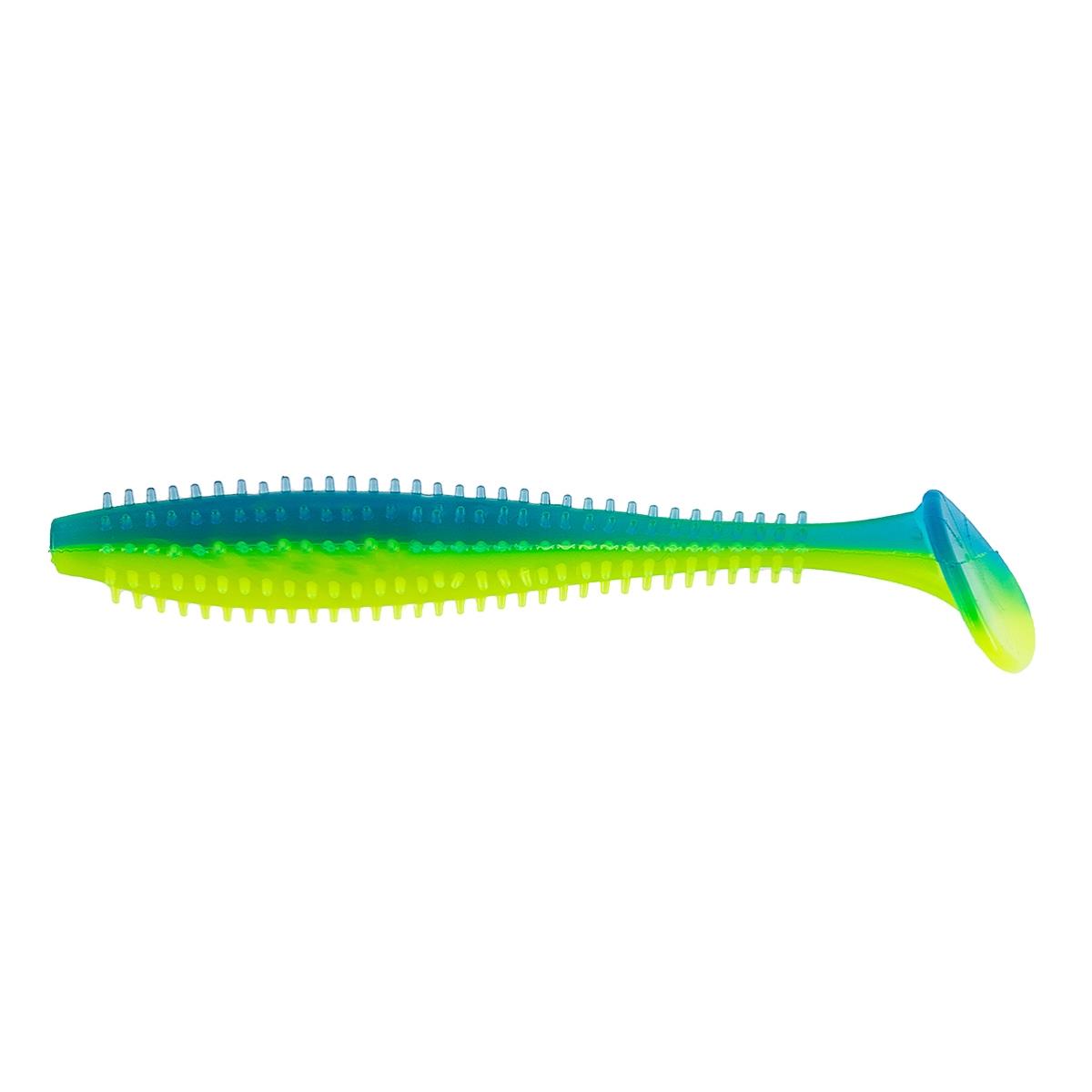 Виброхвост Shaggy 3,35"/8,5 см Blue Lime 5шт. (HS-16-040) Helios Виброхвост Shaggy 3,35"/8,5 см Blue Lime 5шт. (HS-16-040) Helios