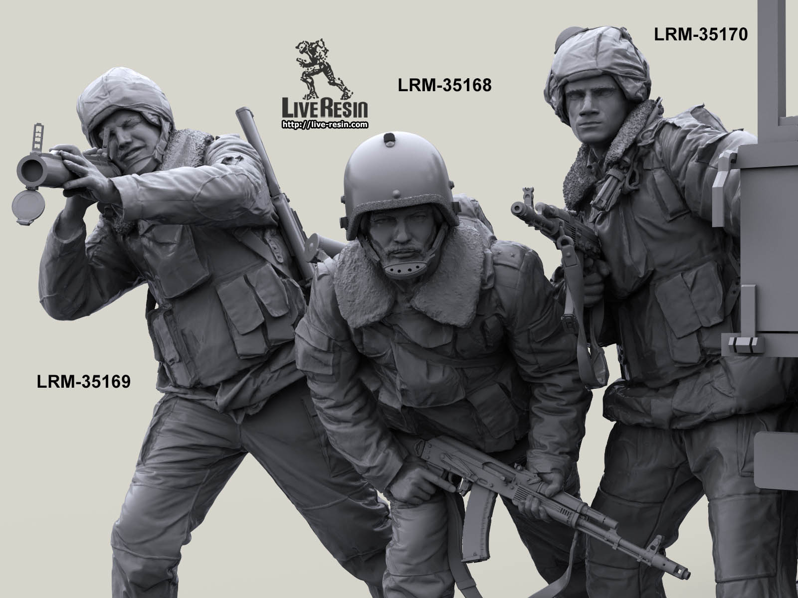 LRM35170 Военнослужащий ВВ, выглядывает из за угла Live Resin