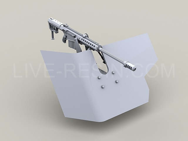 LRE35137 Крупнокалиберная снайперская винтовка Barrett M82A1/107A1 .50 калибр на тяжёлом основании Barrett и подставкой Bearing Sleeve LRE35137 Крупнокалиберная снайперская винтовка Barrett M82A1/107A1 .50 калибр на тяжёлом основании Barrett и подставкой Bearing Sleeve