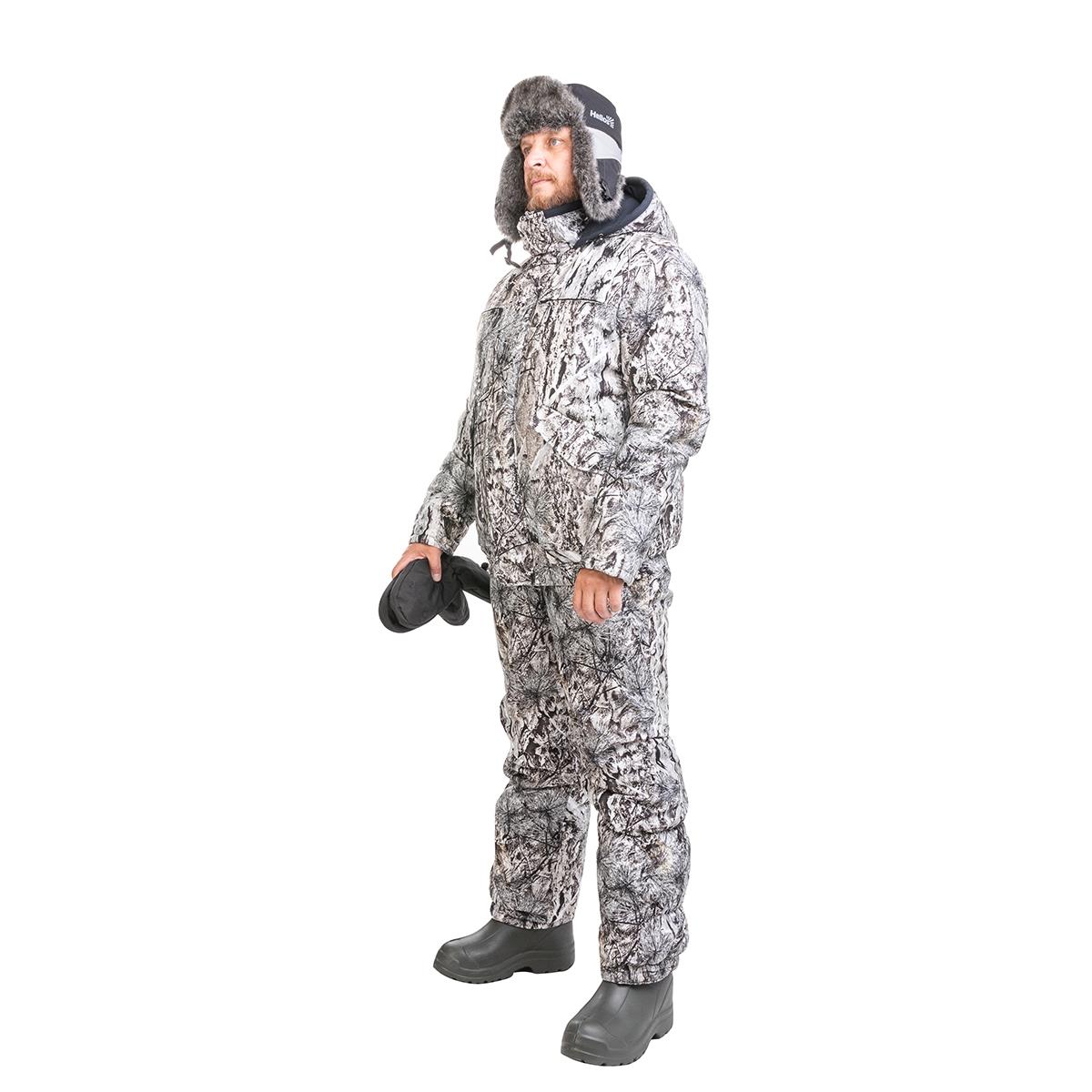 Костюм охотника зимний Салаир Комфорт, цв.Сосна, Алова р.48-50/170-176 Helios