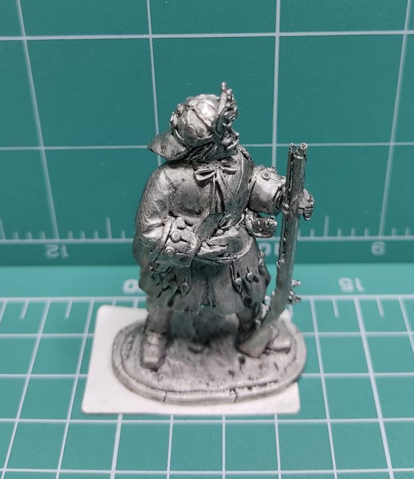 4202ТБ ВИМ, пехота русской армии Петра 1, пеший гренадер заряжающий ружье, 54 мм Три Богатыря 4202ТБ ВИМ, пехота русской армии Петра 1, пеший гренадер заряжающий ружье, 54 мм Три Богатыря