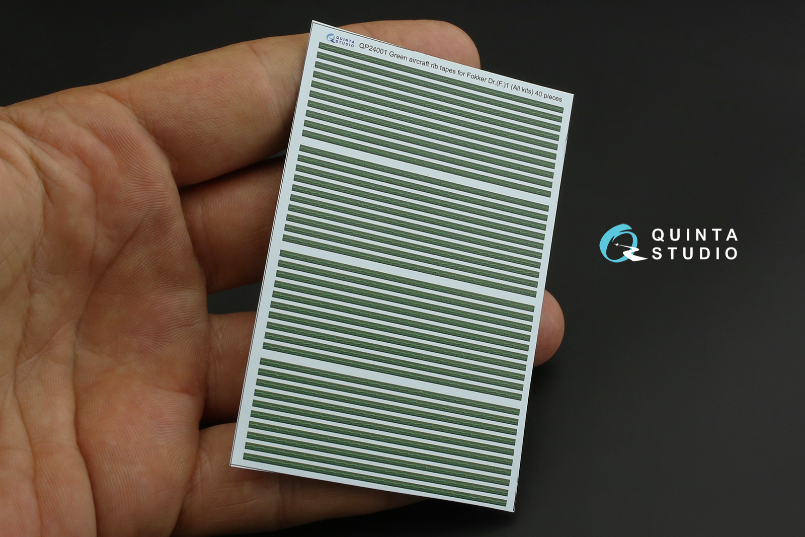 QP24001 Зеленые киперные ленты для Fokker Dr.I (для любых моделей)