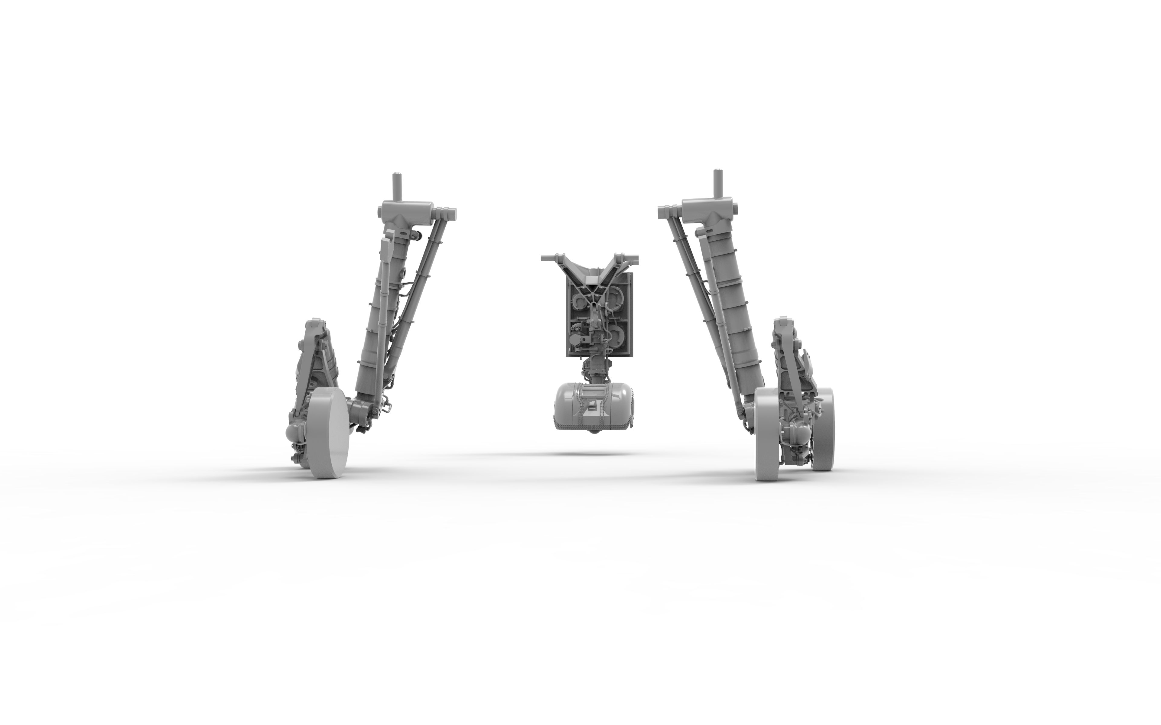 72531-1TMP НАБОР СТОЕК ШАССИ+колеса  МИГ-31