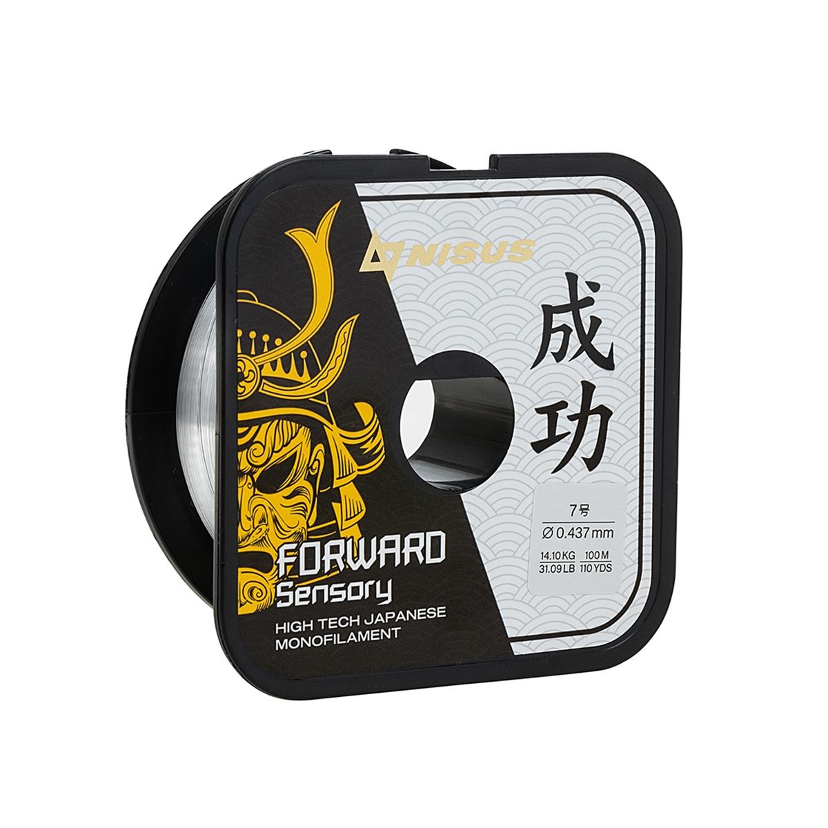 Леска FORWARD Sensory 0,437mm/100m Nylon Transparent (N-FS-0437-100) Nisus( цена указана за упаковку, в количестве 10шт.)