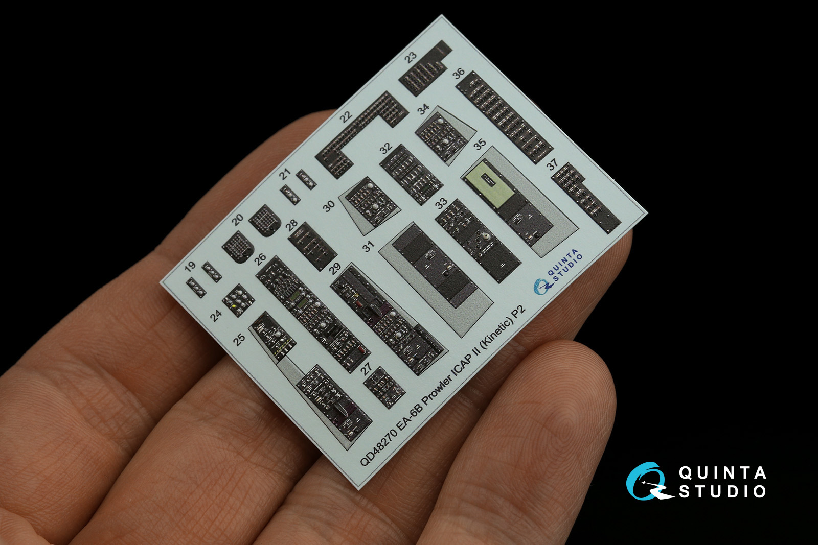 QDS-48270 3D Декаль интерьера кабины EA-6B Prowler (ICAP II) (Kinetic) (Малая версия)