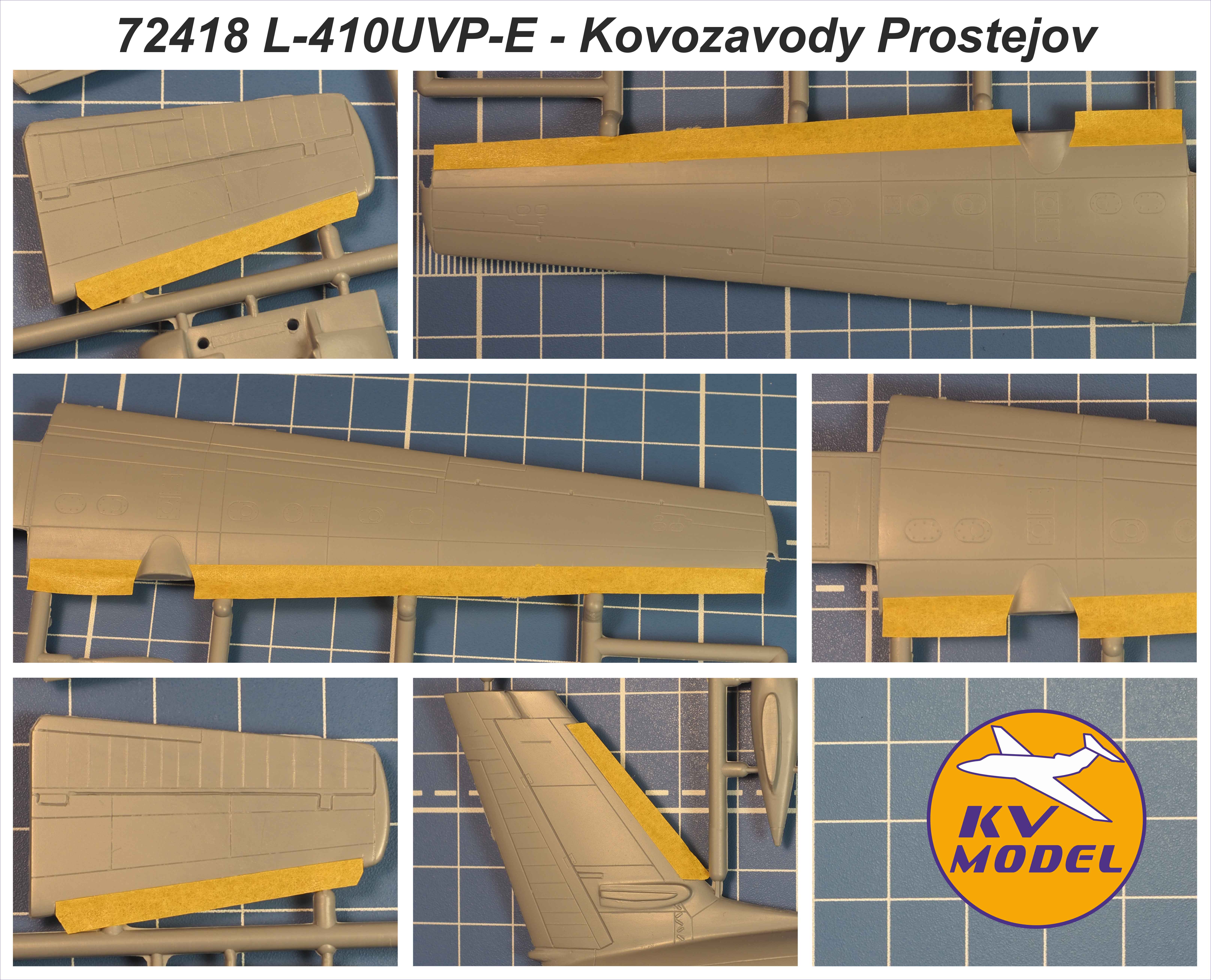 72418KV Окрасочная маска Let L-410UVP-E ?Turbolet? (Kovozavody Prostejov #KPM0435, #KPM0437, #KPM0457, #KPM0438, #BLK72005)