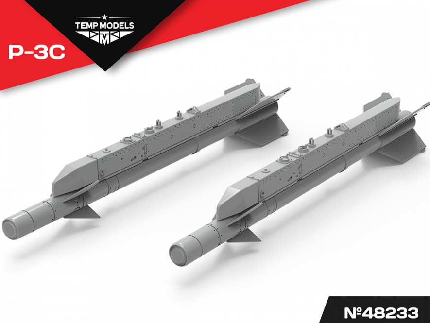 48233 УПРАВЛЯЕМАЯ РАКЕТА Р-3С 1/48 Temp Models