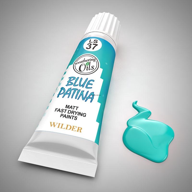 LS-37 Краски специальные быстросохнущие, на основе льняного масла. 20 мл цвет патина голубая LS-37 Краски специальные быстросохнущие, на основе льняного масла. 20 мл цвет патина голубая