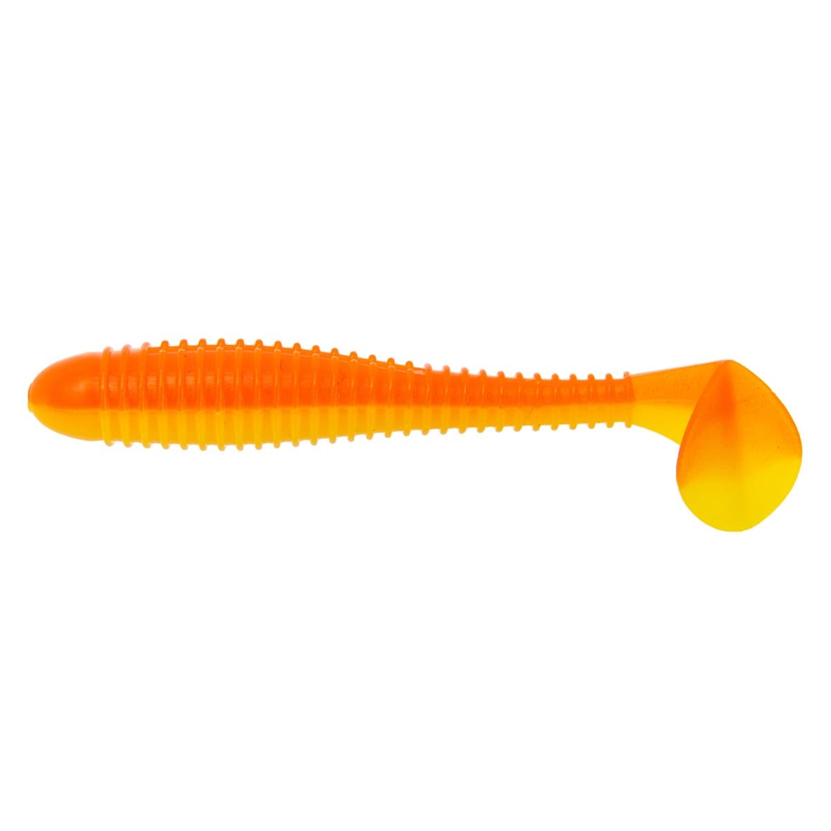 Виброхвост Catcher 2,75"/7 см Orange & Yellow 7шт. (HS-1-015) Helios Виброхвост Catcher 2,75"/7 см Orange & Yellow 7шт. (HS-1-015) Helios