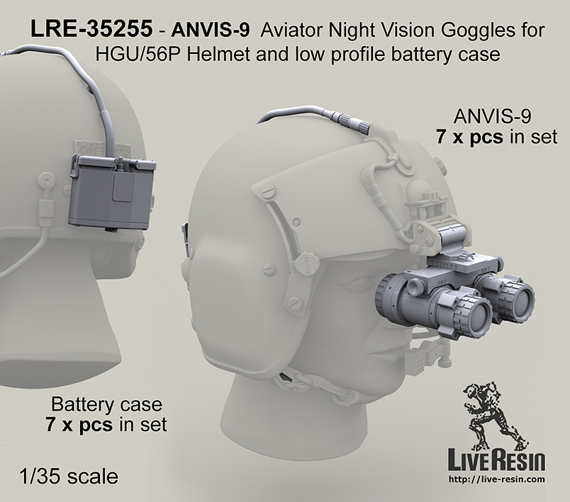 LRE35255 Очки ночного видения ANVIS-9 Aviator Night Vision Goggles для шлема HGU/56P LRE35255 Очки ночного видения ANVIS-9 Aviator Night Vision Goggles для шлема HGU/56P