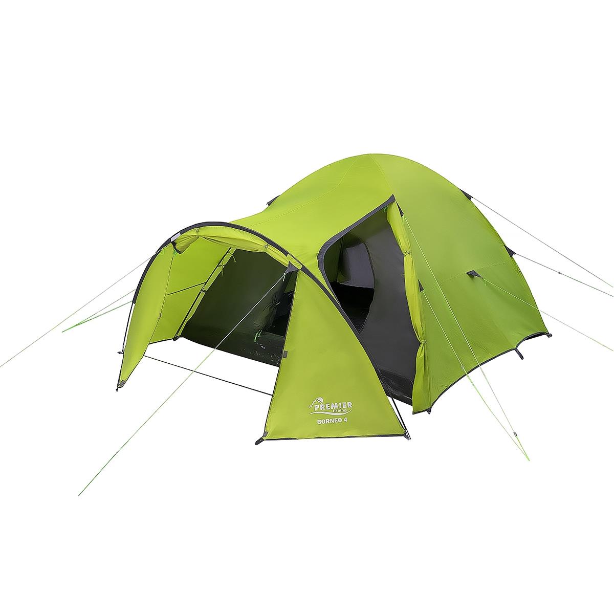 Палатка BORNEO-4-G зеленая (PR B-4-G) Premier Fishing Палатка BORNEO-4-G зеленая (PR B-4-G) Premier Fishing