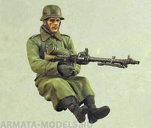 T35138 Германский мотоциклист с пулеметом МГ-34/42 (Зима 1941-44) Tank T35138 Германский мотоциклист с пулеметом МГ-34/42 (Зима 1941-44) Tank