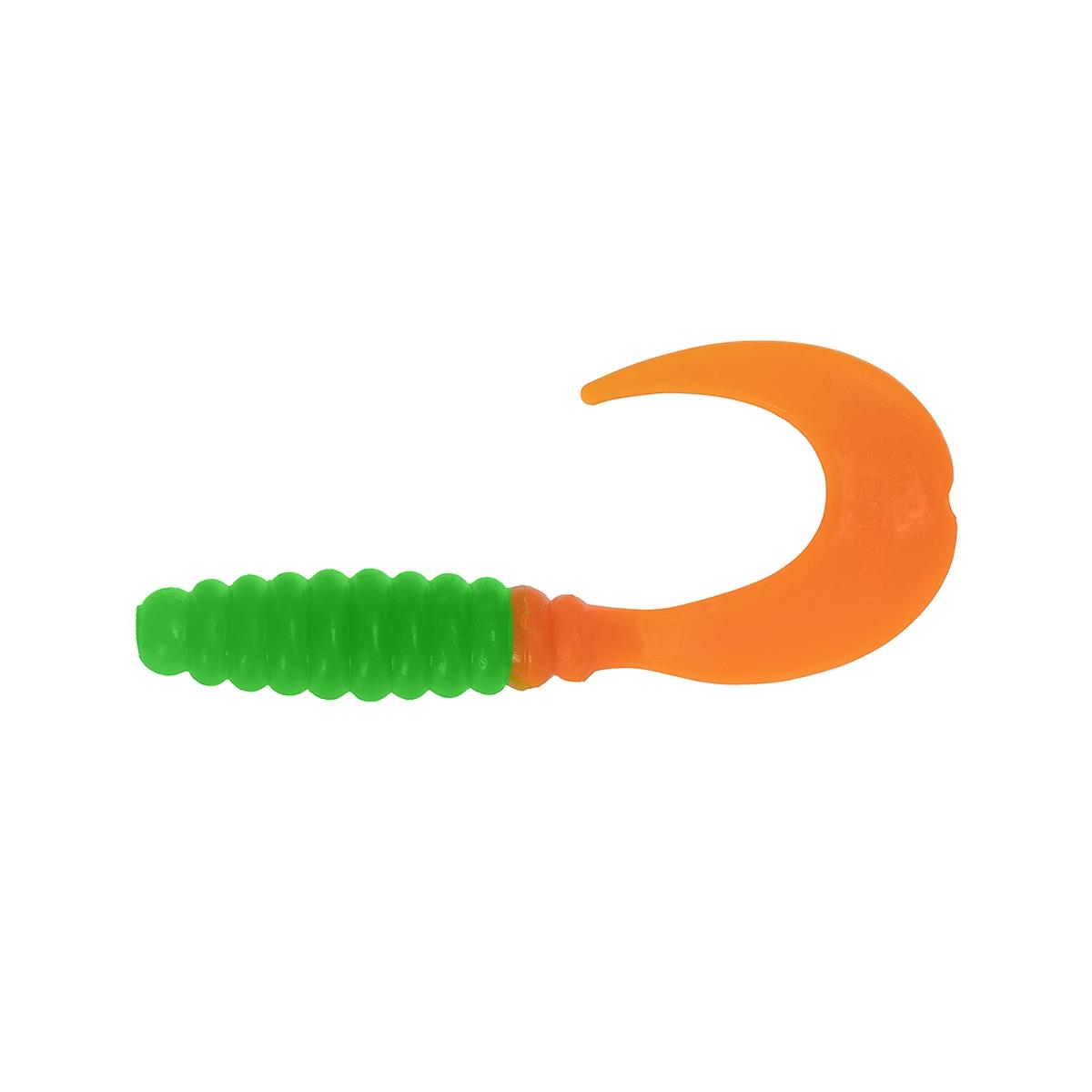 Твистер Credo 2,35"/6,0 см Lime & Orange 7шт. (HS-10-020) Helios Твистер Credo 2,35"/6,0 см Lime & Orange 7шт. (HS-10-020) Helios