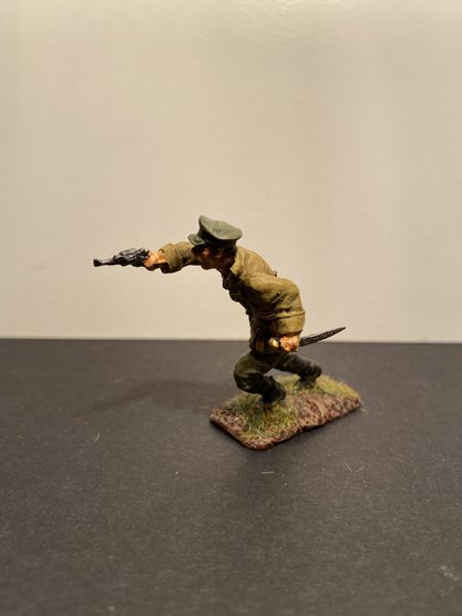 5145ТБ ВИМ, махновец с кинжалом стреляющий из нагана, анархистское движение, Гражданская война в России, 1/35 Три Богатыря