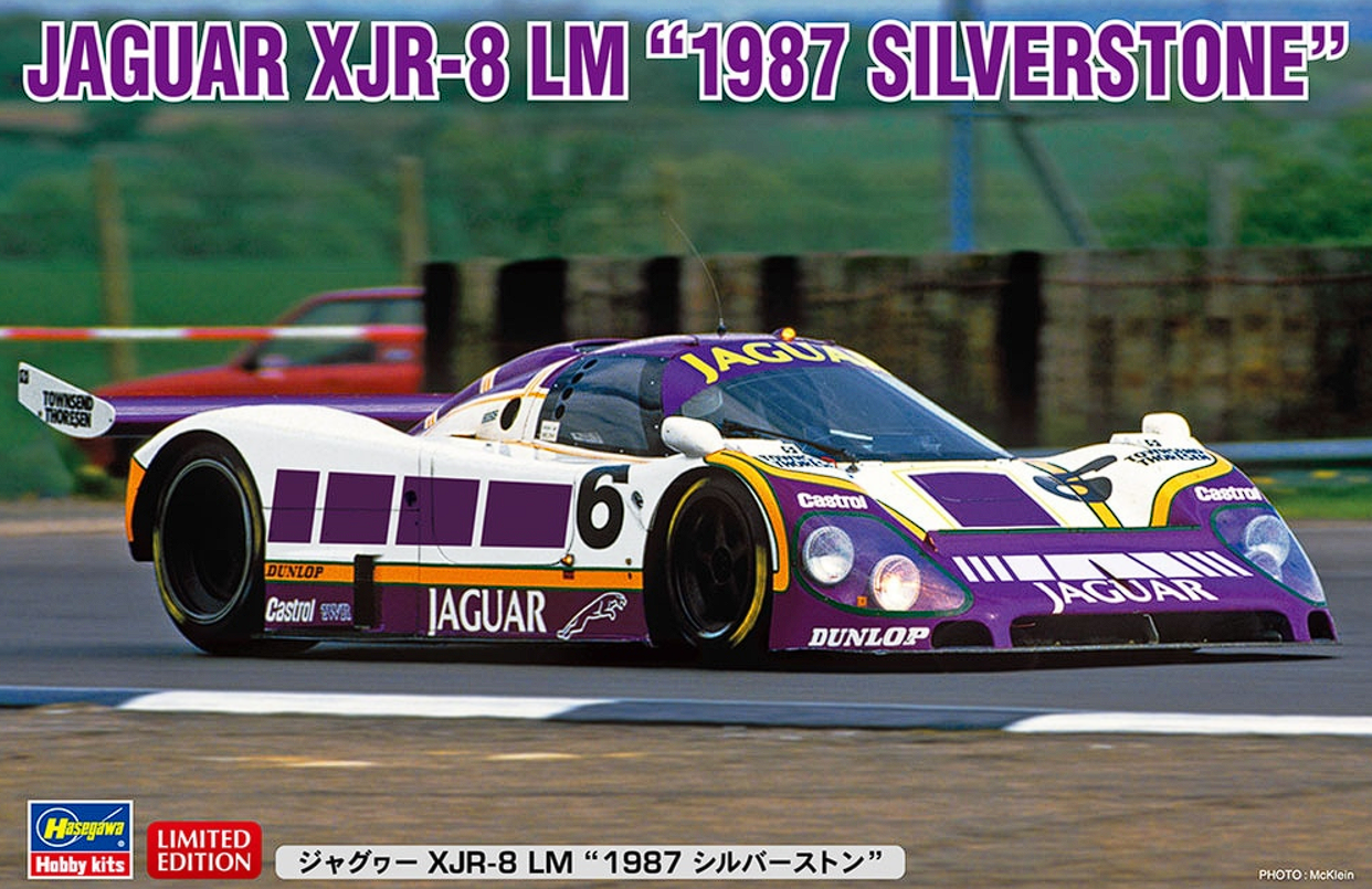 20615-Автомобиль JAGUAR XJR-8 LM '1987 SILVERSTONE' (Limited Edition) Hasegawa