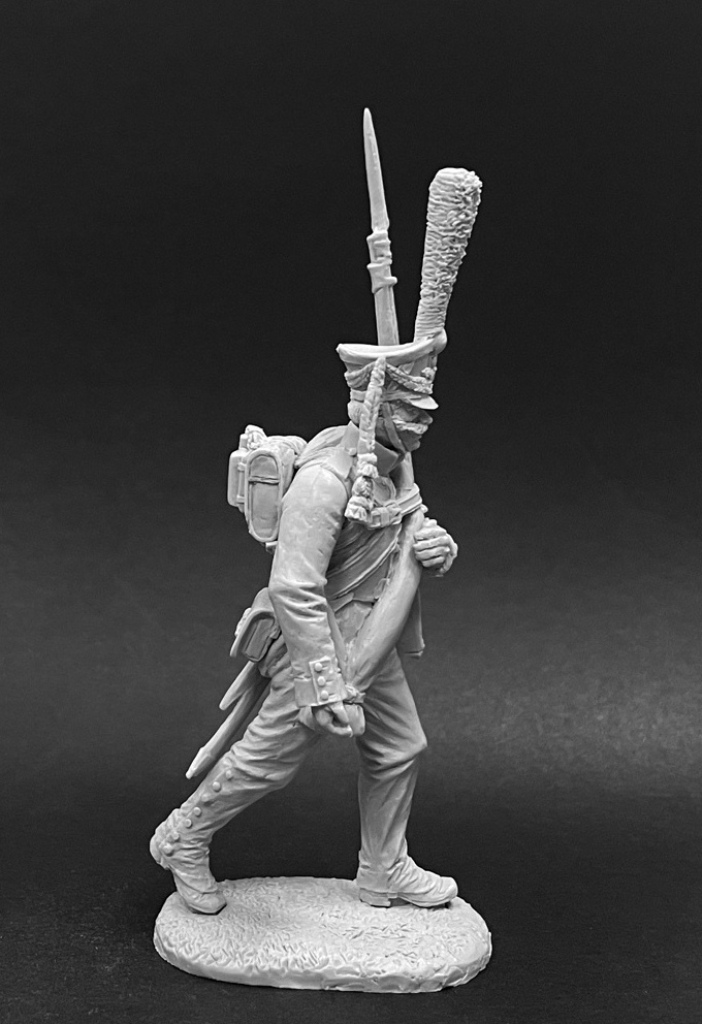 CHM-54258 Рядовой гренадерских полков и рот (2 варианта голов, 2 варианта рук), Россия 1812-14 гг. смола. Chronos Miniatures