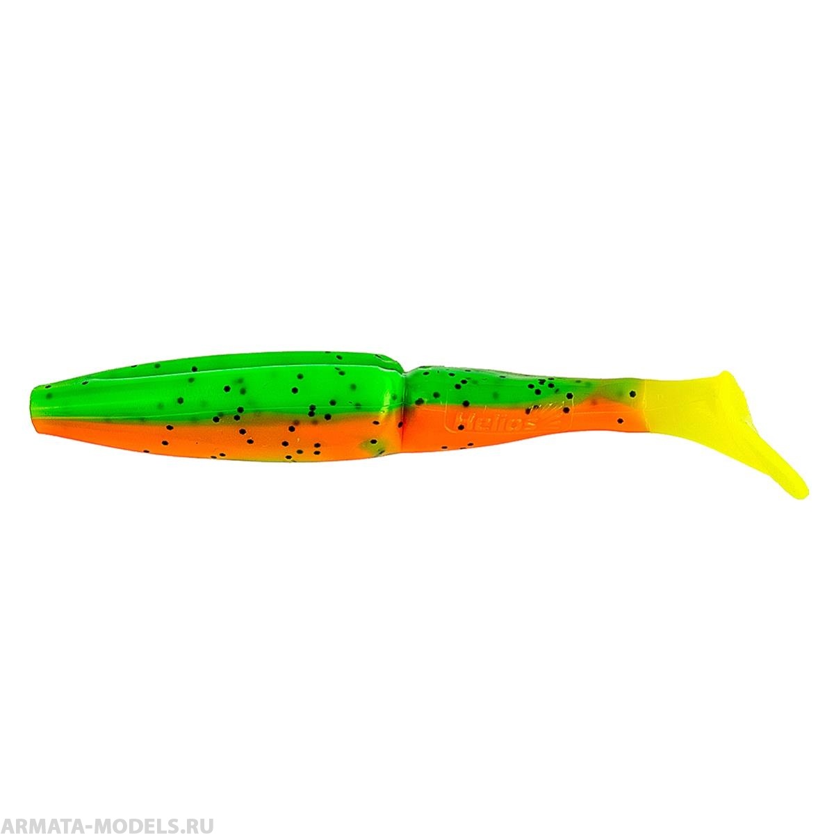 Виброхвост Guru 3,0"/7,62 см Pepper Green & Orange LT 9шт. (HS-29-032) Helios Виброхвост Guru 3,0"/7,62 см Pepper Green & Orange LT 9шт. (HS-29-032) Helios