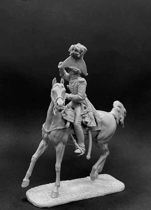 CHM-54262(М). Адъютант Лейб-Гвардии Литовского полка, Россия 1812-14 гг. 54 мм. Материал - белый металл. Chronos Miniatures