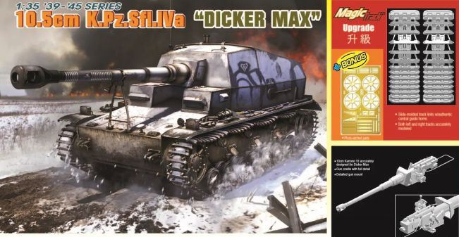 6979Д Сборная модель 10,5 cm K.Pz.Sfl. IVa 'Dicker Max' Dragon