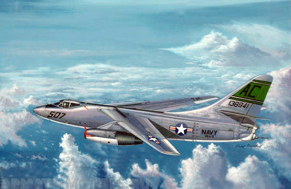 Сборная модель, 02868 Самолет A-3D-2 Scywarrior Strategic Bomber, масштабна...