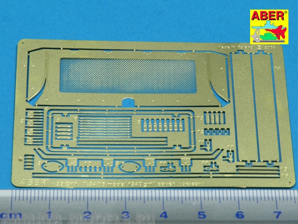 ABR-35-G11  Дополнения для  1/35 T-34/76 Mod.1940 grille cover  для Dragon 1/35 ABR-35-G11  Дополнения для  1/35 T-34/76 Mod.1940 grille cover  для Dragon 1/35