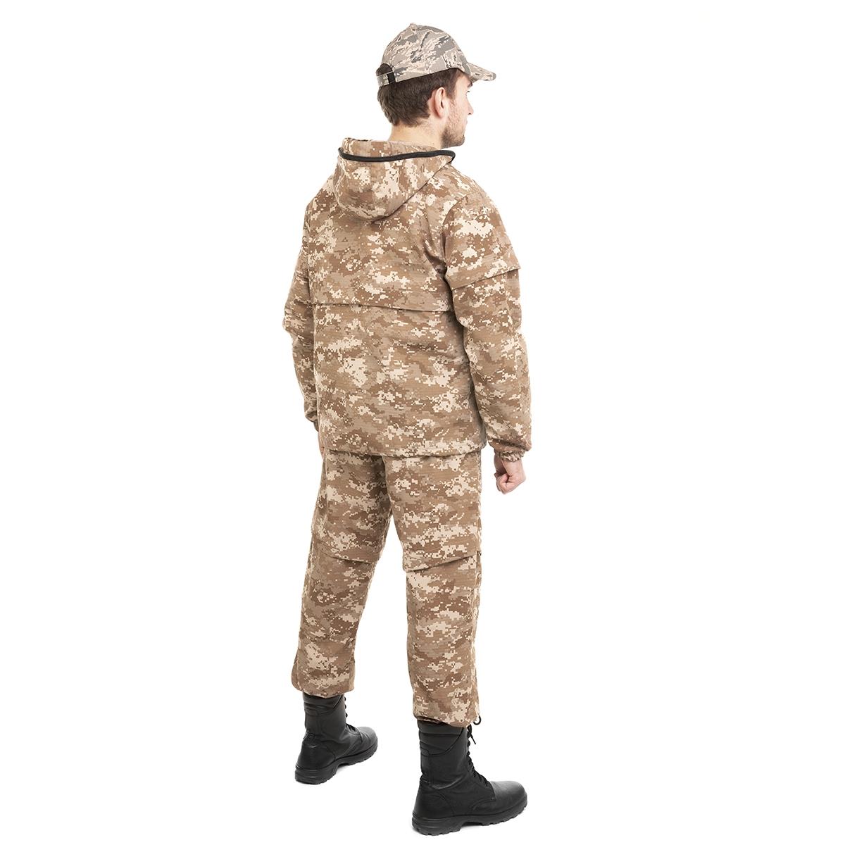 Костюм летний противоэнцефалитный СТОП-КЛЕЩ, цв.Бежевый Пиксель р.56-58/182 Helios