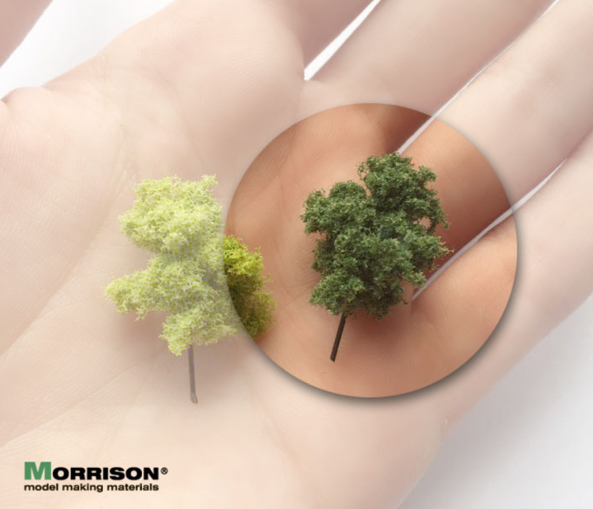 011dam005 2 см. Дерево для архитектурного макета (темная крона)