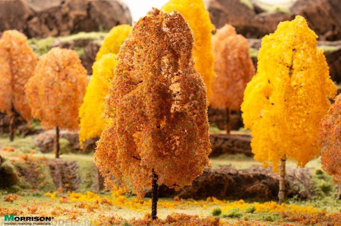 011duo015 Осеннее дерево для диорамы 15 см. серия «Profi»