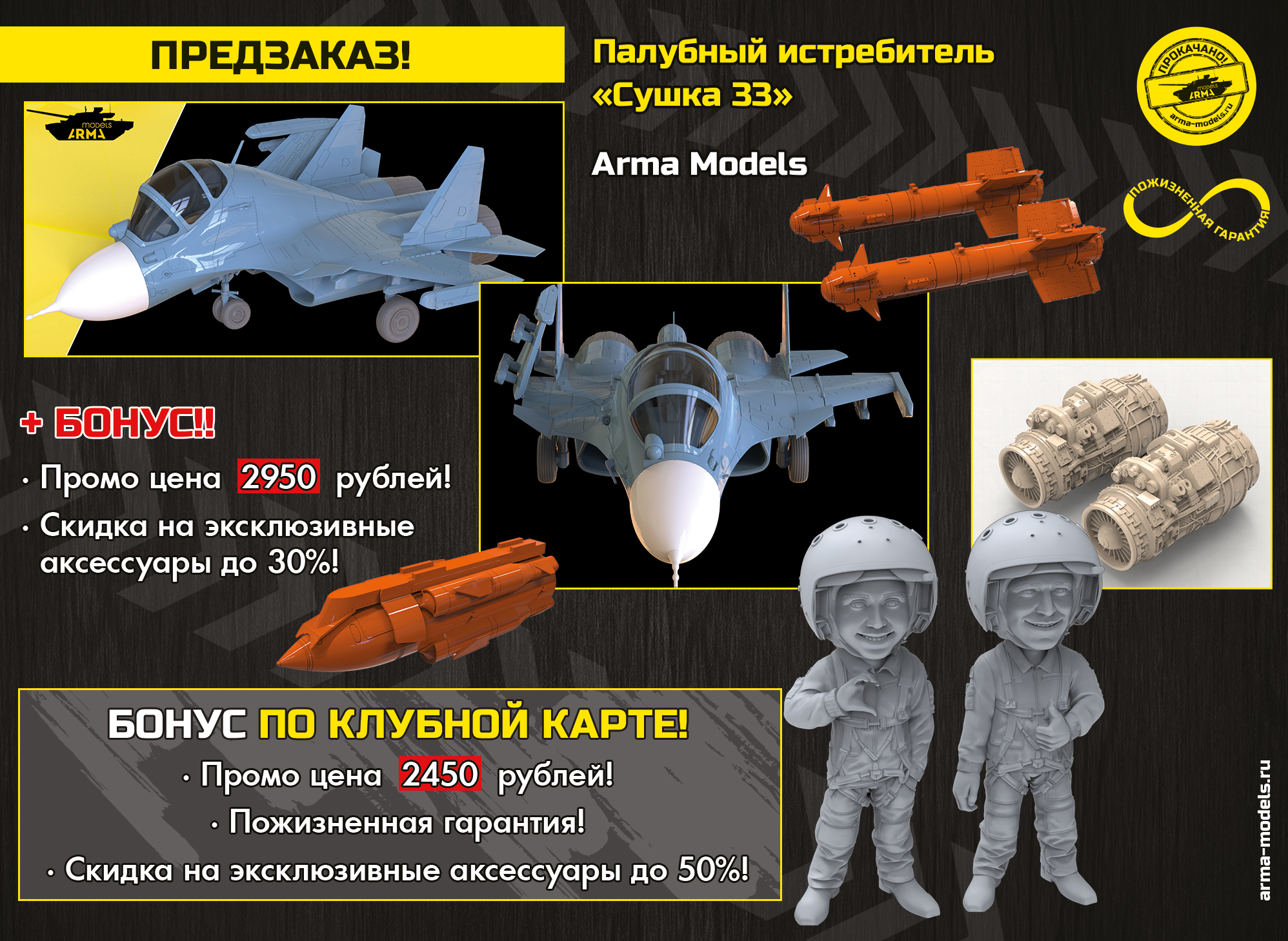 AM72564 Палубный истребитель «Сушка 33»