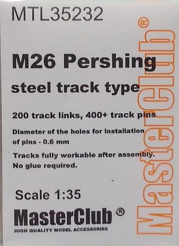 MTL-35232 Tracks for M26 Pershing steel track type