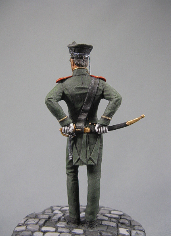 CHM-54112. Обер-офицер гвардейского морского экипажа, Россия 1812-15 гг. 54 мм. Материл – смола. Chronos Miniatures