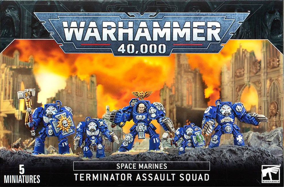 48-34 Набор Космодесант. Штурмовой Отряд Терминаторов (Space Marines Terminator Assault Squad) (2020) 48-34 Набор Космодесант. Штурмовой Отряд Терминаторов (Space Marines Terminator Assault Squad) (2020)