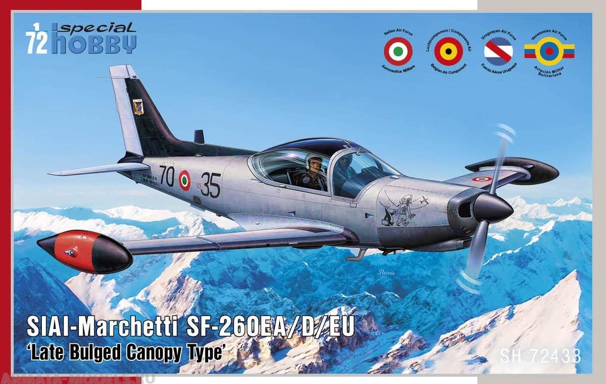 SH72433 SIAI-Marchetti SF-260EA/D/EU  ‘Late Bulged Canopy Type’ Special Hobby SH72433 SIAI-Marchetti SF-260EA/D/EU  ‘Late Bulged Canopy Type’ Special Hobby