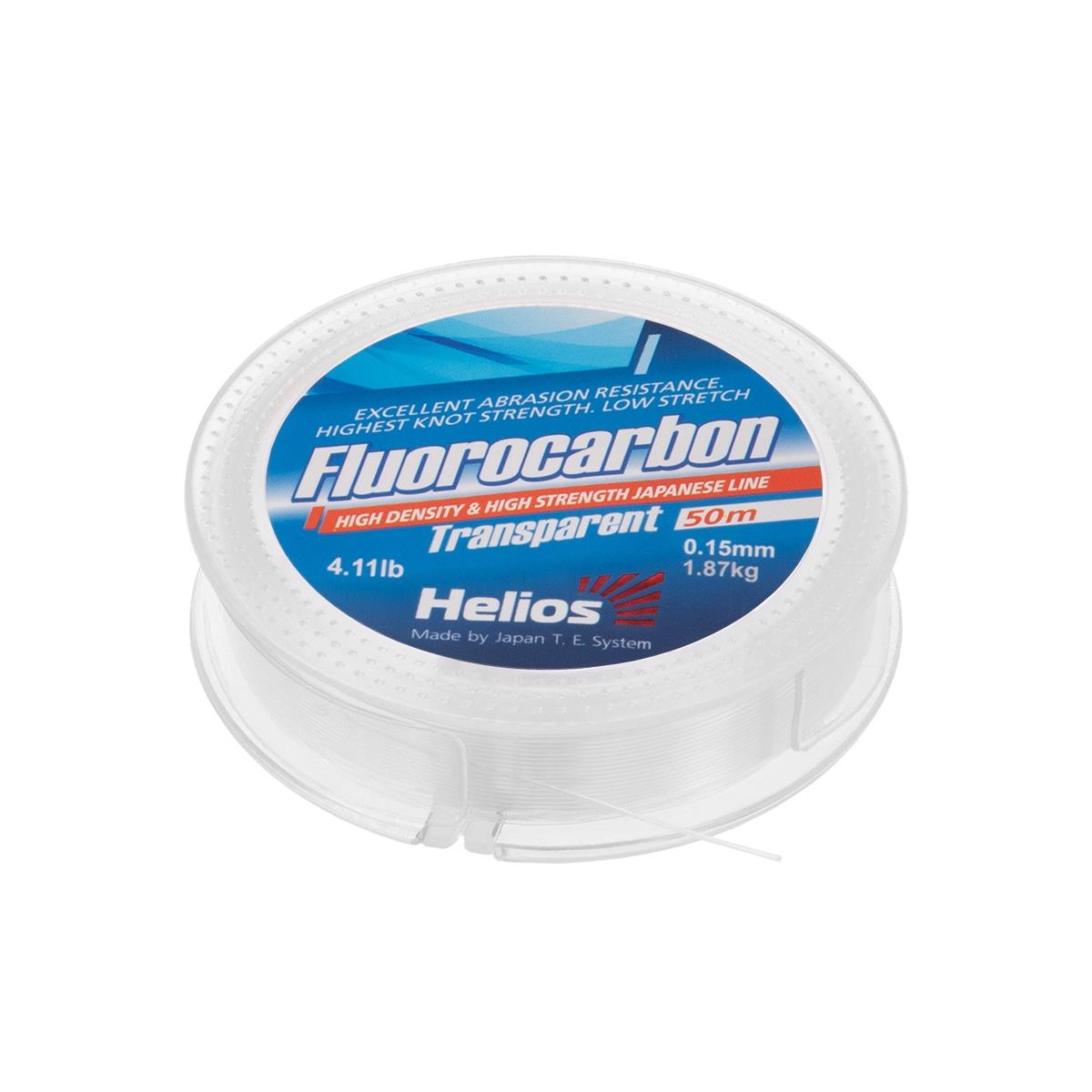 Леска FLUOROCARBON Transparent 0,15mm/50 (HS-FCT 15/50) Helios
