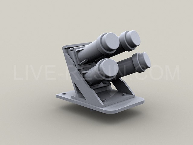 LRE35157 Система гранатометов дымовой завесы для лёгких машин M7 (NSN 1040-01-454-1625), Пусковая установка для нелетальных гранат на автомобили (VMNLGL)