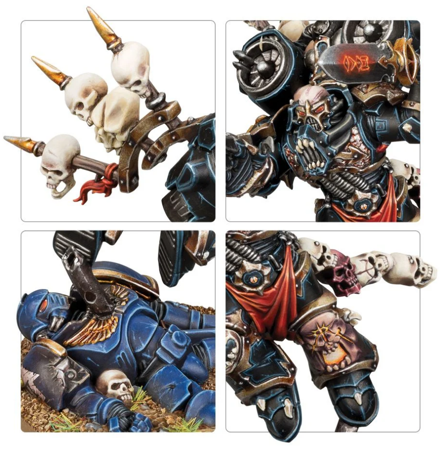 43-23GW Набор Космодесант Хаоса. Хааркен Покоритель Миров (Chaos Space Marines. Haarken Worldclaimer, Herald of the Apocalypse) 43-23GW Набор Космодесант Хаоса. Хааркен Покоритель Миров (Chaos Space Marines. Haarken Worldclaimer, Herald of the Apocalypse)