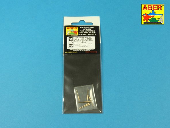 ABR-35-L-221  Дополнения для  Set of barrels for US M16A1 or M231 5,56mm gun barrels x 6 pcs. универсальный набор 1/35 ABR-35-L-221  Дополнения для  Set of barrels for US M16A1 or M231 5,56mm gun barrels x 6 pcs. универсальный набор 1/35