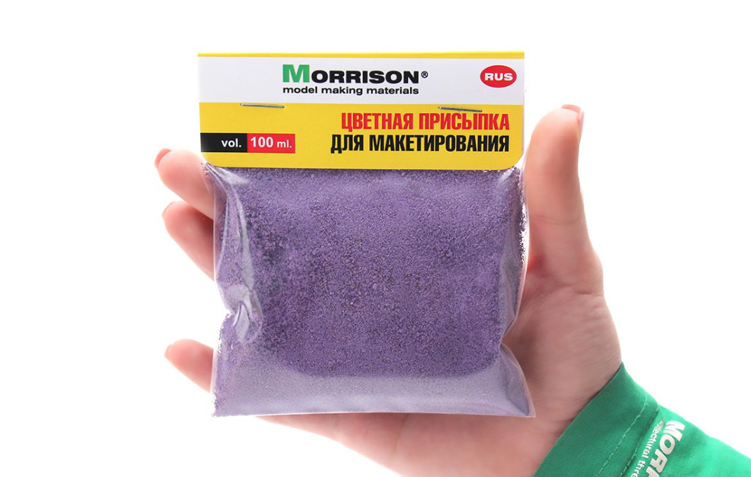 005opc005 Присыпка для имитации цветов. Сиреневые цветы. 100 мл.