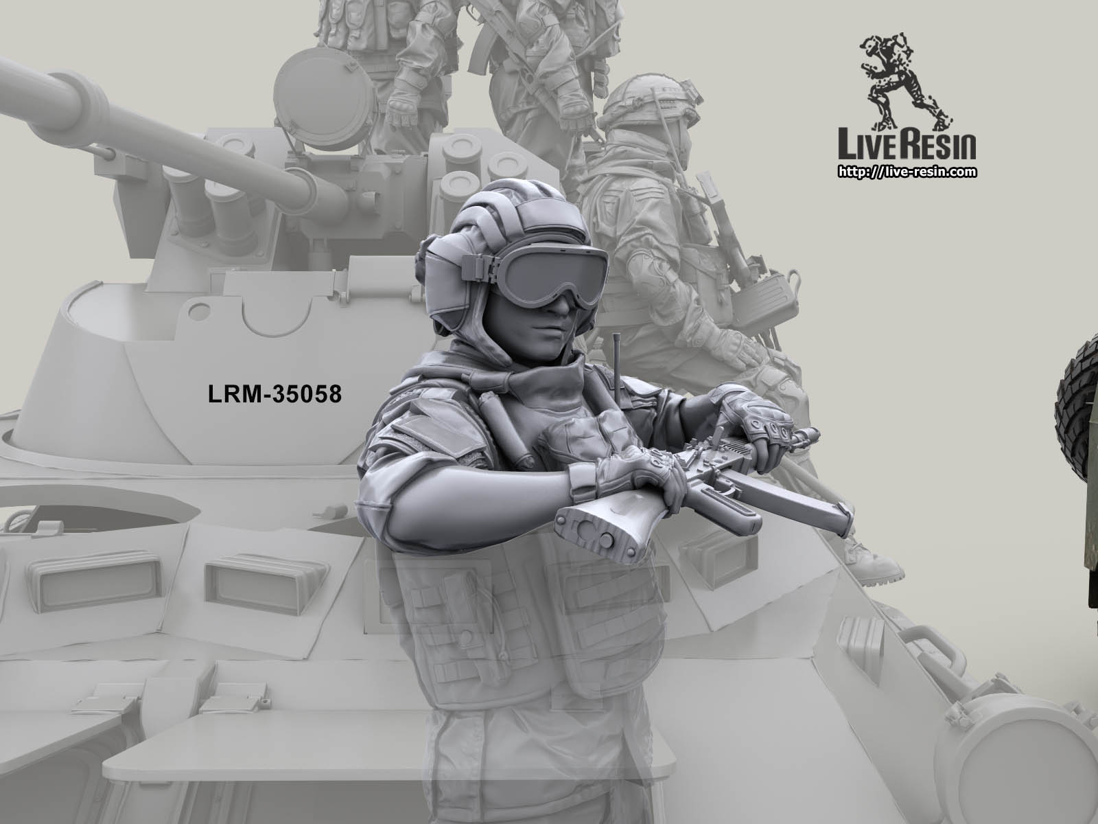 LRM35058 Современный солдат Российской Армии - Водитель/Командир БТР. Водитель автотехники в шлемофоне -1 LRM35058 Современный солдат Российской Армии - Водитель/Командир БТР. Водитель автотехники в шлемофоне -1