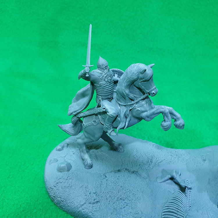 6022 миниатюра 'Добрыня Никитич и Змей Горыныч' масштаб 1:35 СВ Модель