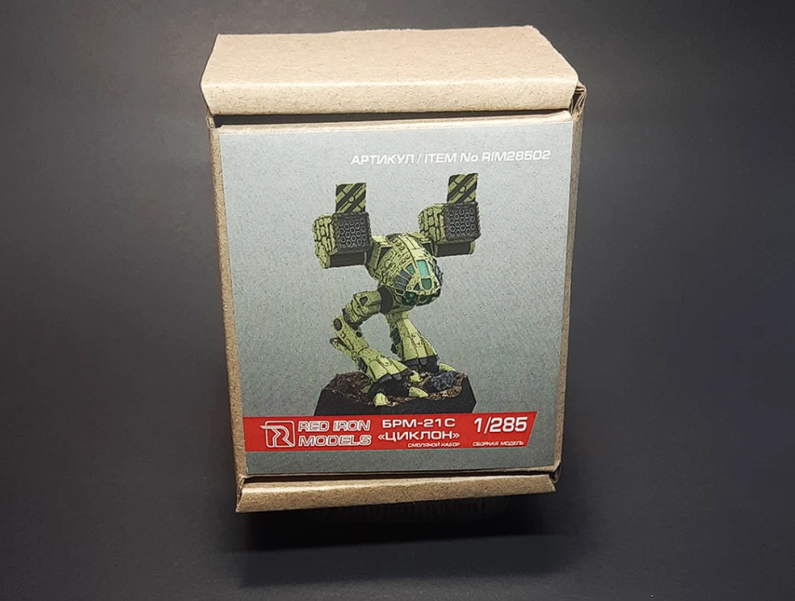 RIM28502 Миниатюра для настольных игр боевой робот  «Циклон» масштаб 1/285 Red Iron