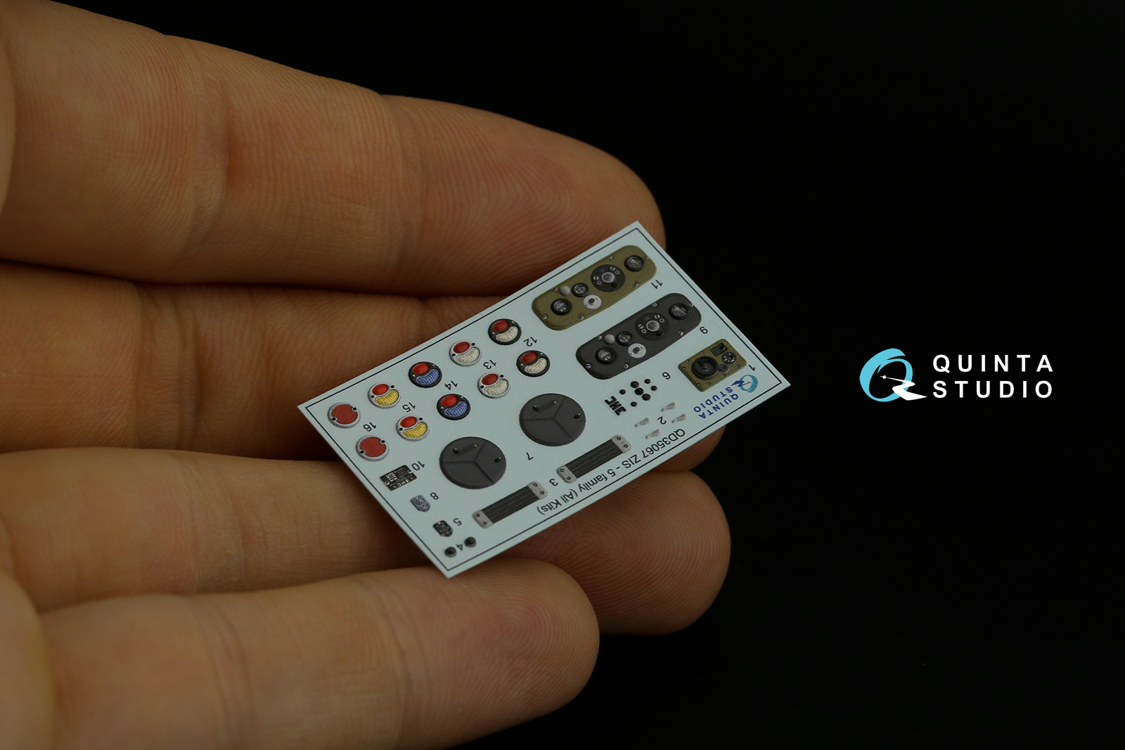 QD35067 3D Декаль интерьера кабины ЗИС-5 (для любых моделей)