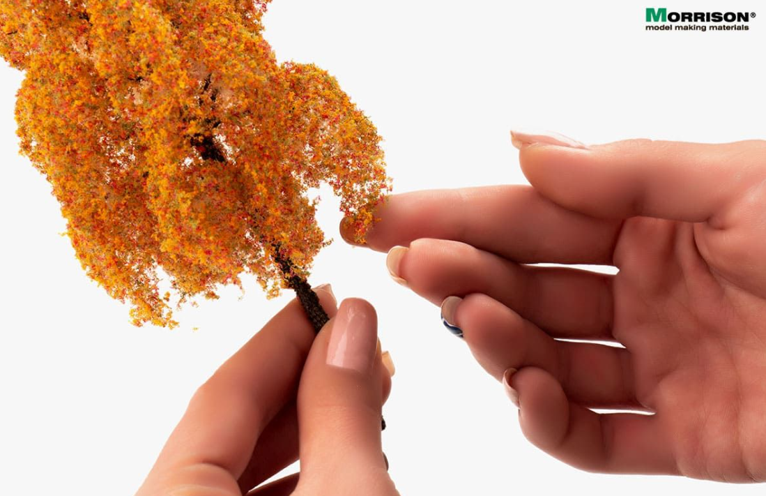 011duo015 Осеннее дерево для диорамы 15 см. серия «Profi»