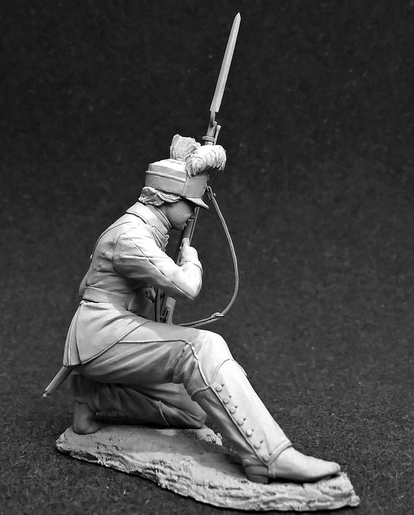 CHM-54309. Егерь Лейб-Гвардии Измайловского полка, Россия, 1788-96 гг. Материал - смола. Chronos Miniatures